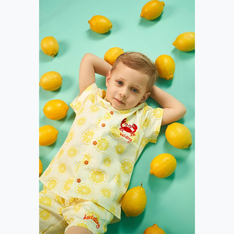 KID STORY children's set Shirt and shorts lime paradise 12