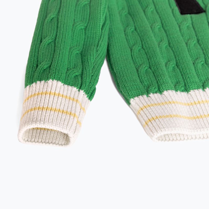 KID STORY children's jumper Organic cotton green pelican 3
