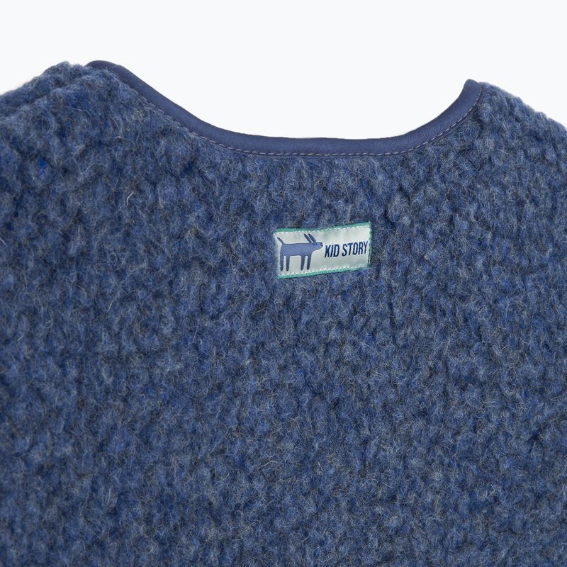 Children's gilet KID STORY Merino denim 4