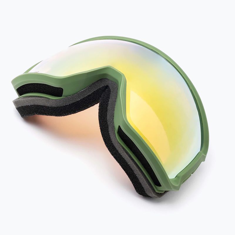 Ski goggles IMX Peak green matt/sand/gold irridium/brown 3