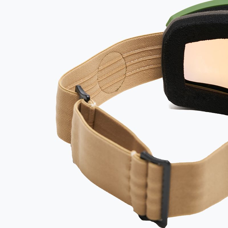 Ski goggles IMX Peak green matt/sand/gold irridium/brown 5