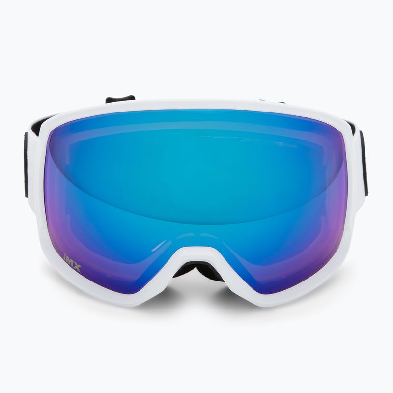 Ski goggles IMX Peak white matt/white/blue irridium/bown 2