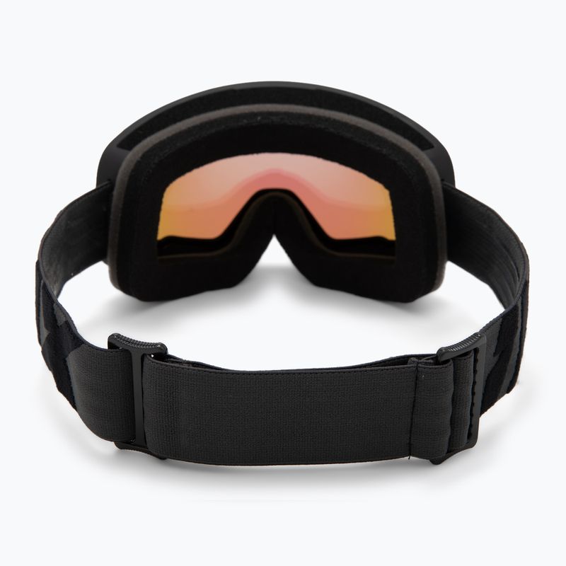 Ski goggles IMX Snow black matt/black/green irridium/bown 3