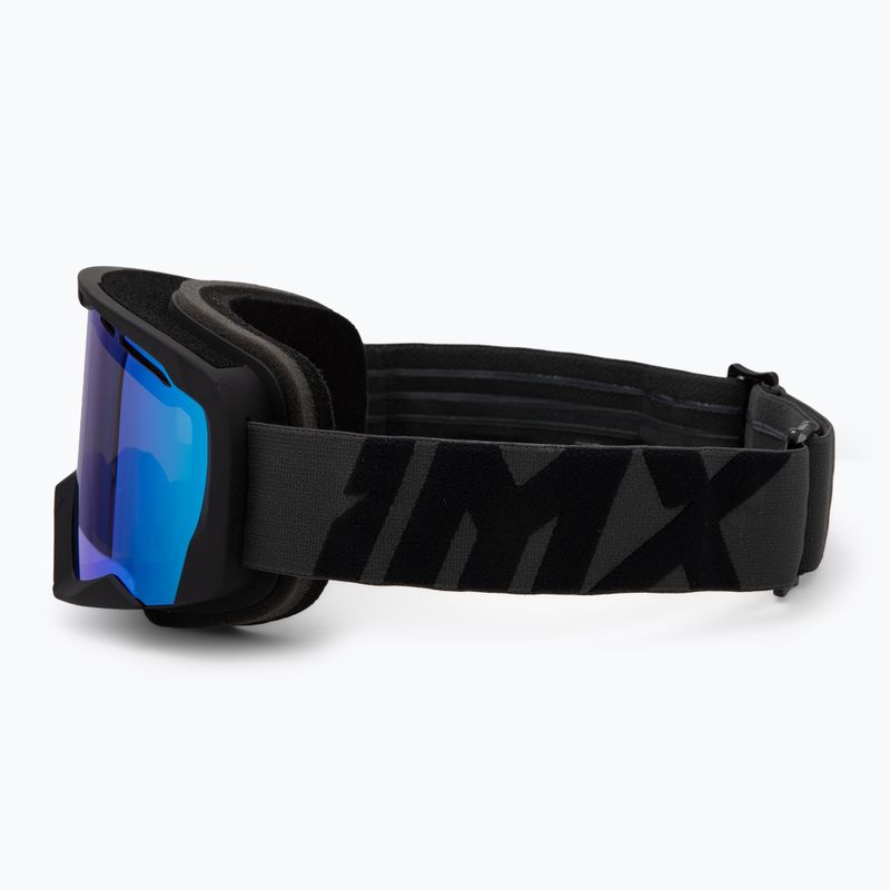 Ski goggles IMX Snow black matt/black/green irridium/bown 4