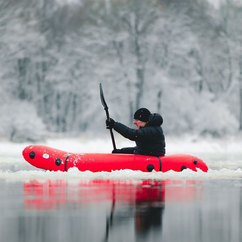 Open pontoon Pinpack Packraft Opty red 4