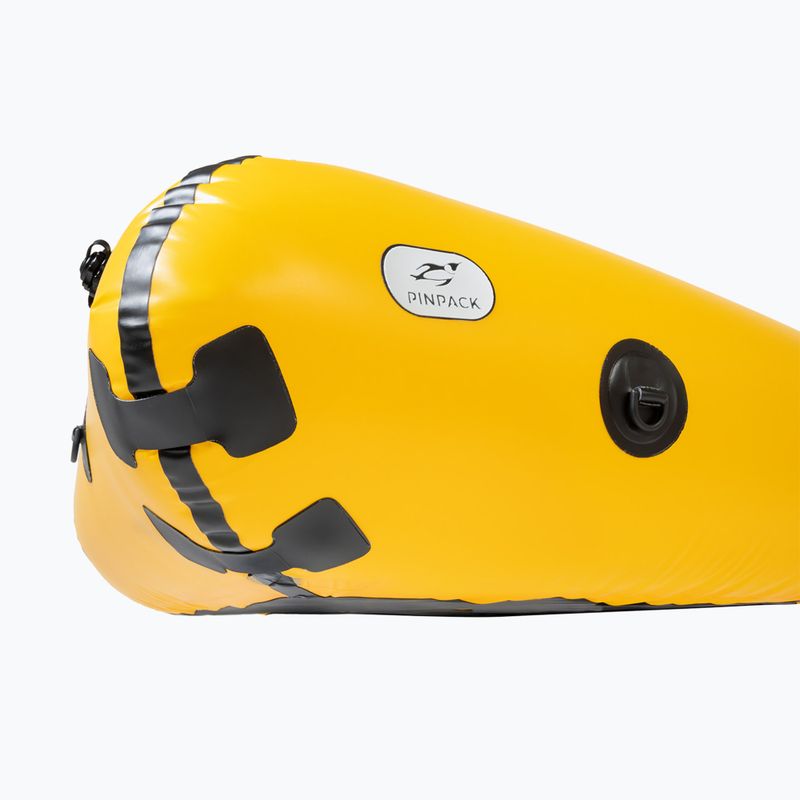 Open pontoon Pinpack Packraft Opty yellow 4