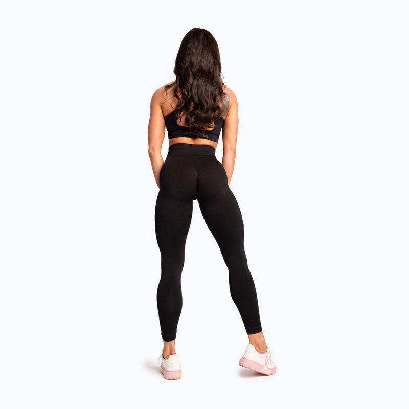 Women's leggings Gym Glamour Basic Scrunch black 3