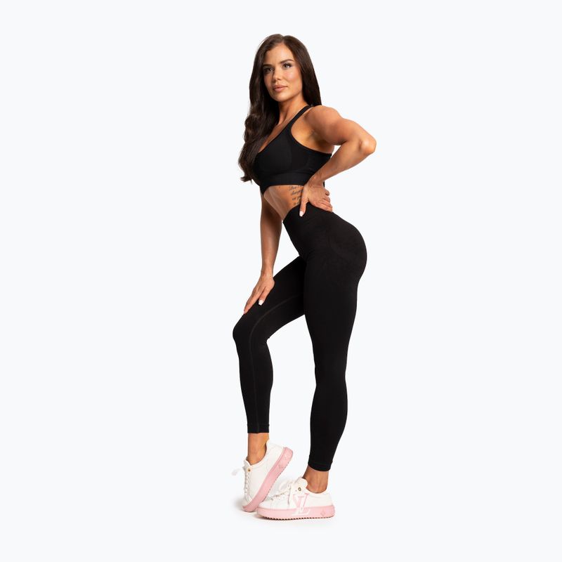 Women's leggings Gym Glamour Basic Scrunch black 5