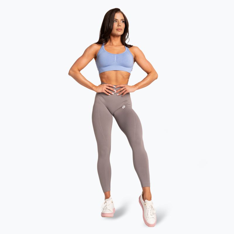 Women's leggings Gym Glamour Basic Scrunch grey 2