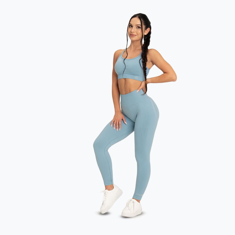 Training bra Gym Glamour Push Up 2.0 blue lagoon 2