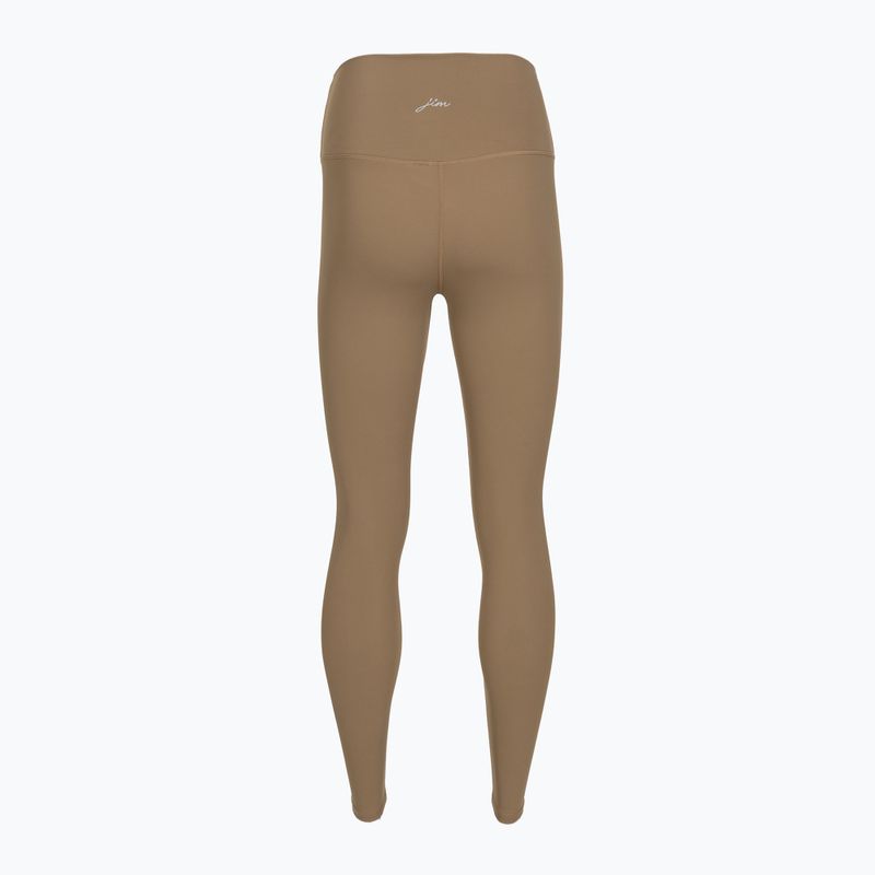 Women's yoga leggings JoyInMe Oneness Yoga 7/8 carmel coffee 6