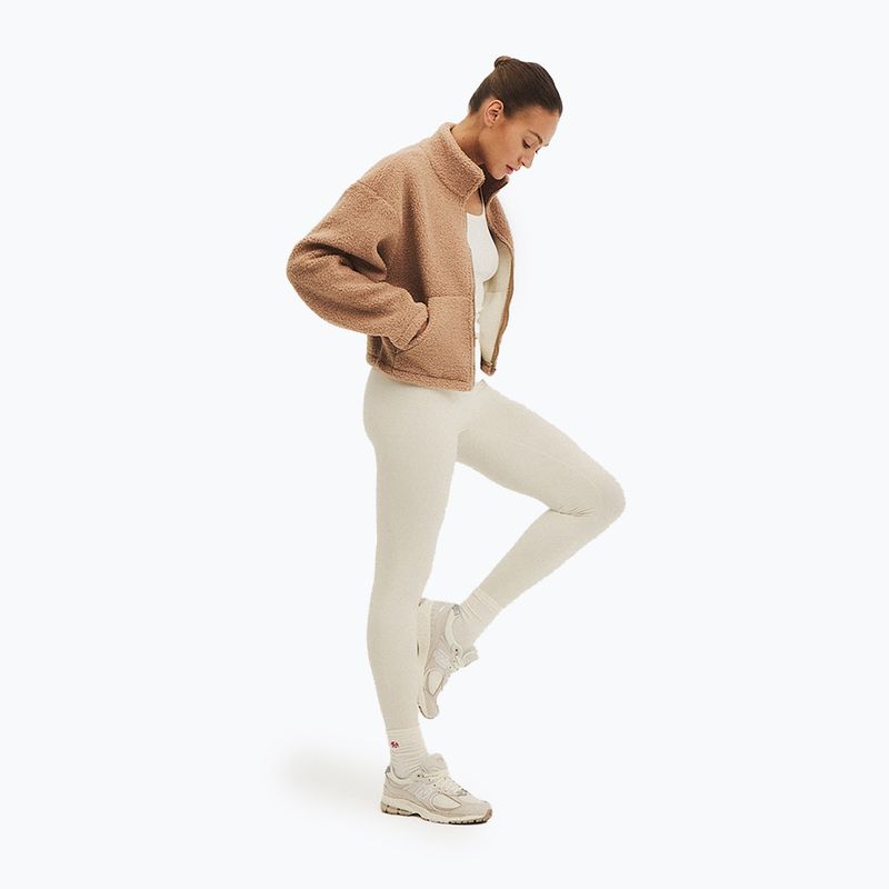 Women's JOYINME Explore fleece top carmel beige 5