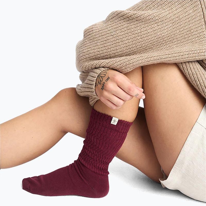 Women's socks JOYINME Ground Yourself burgundy 2