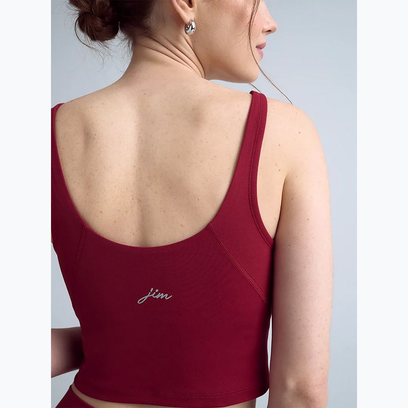 Women's yoga top JOYINME Grace red wine 3