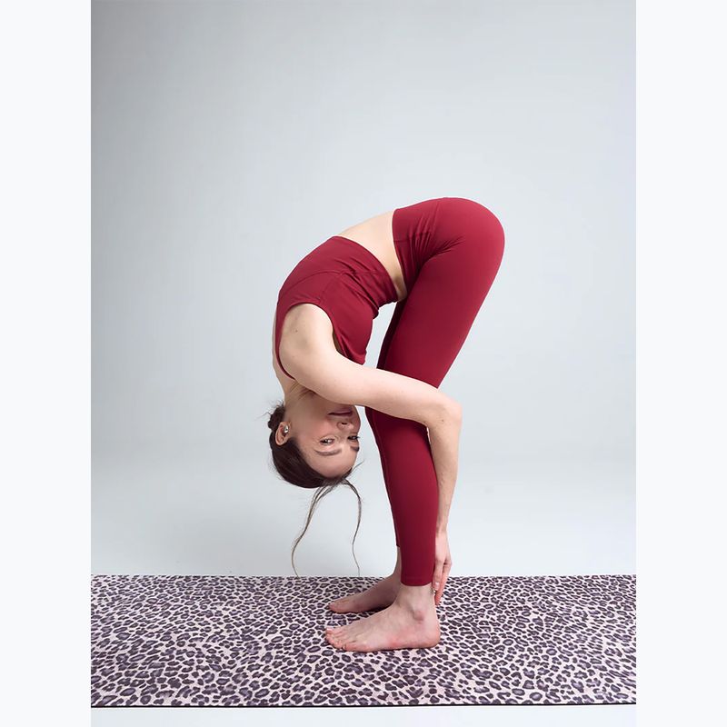 Women's yoga leggings JoyInMe Oneness Ease 7/8 red wine 4
