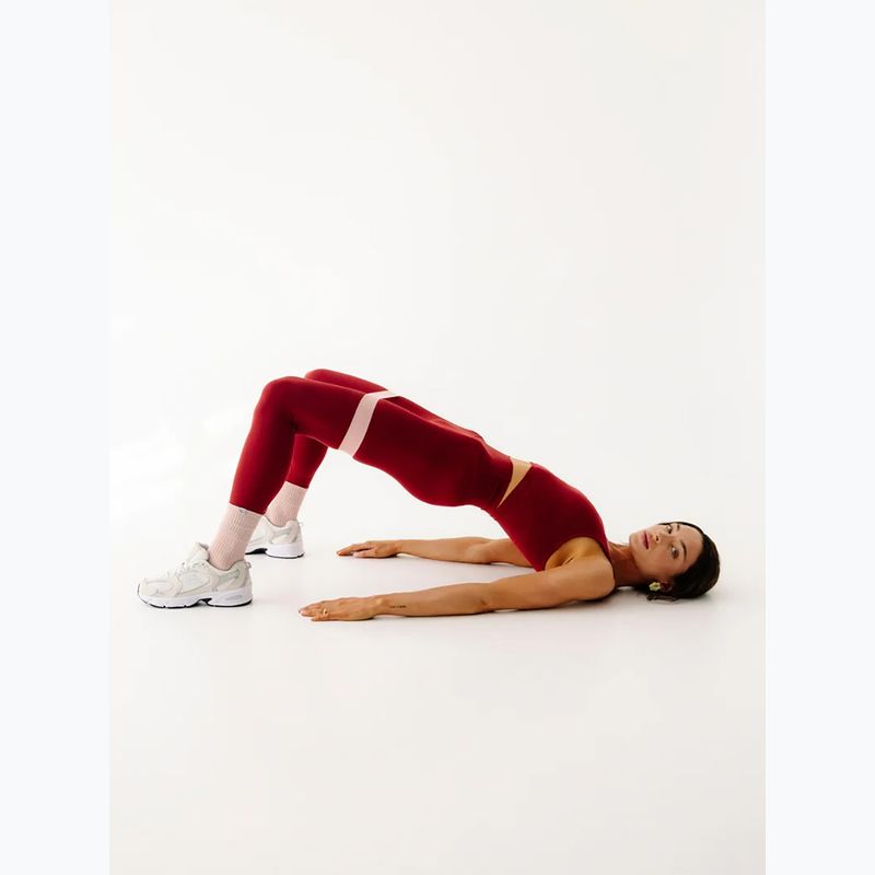 Women's yoga leggings JoyInMe Oneness Ease 7/8 red wine 6
