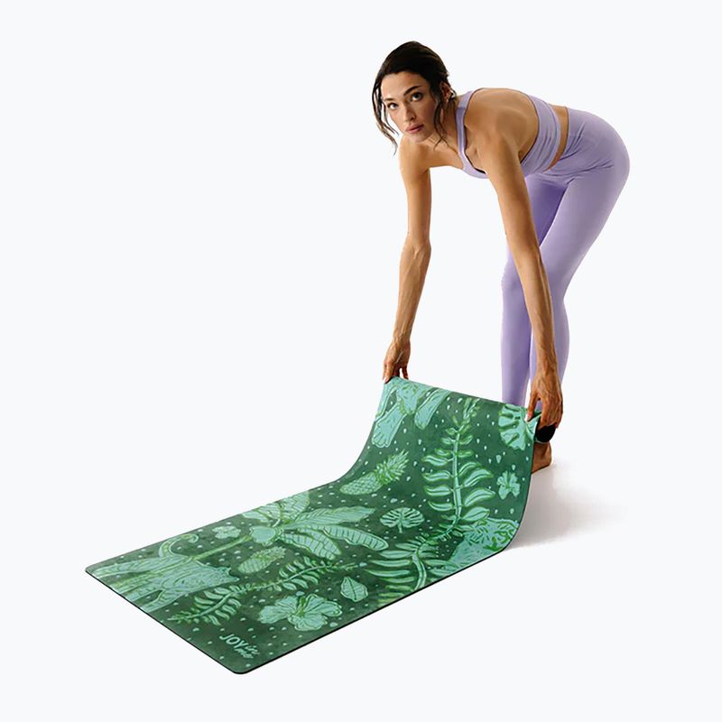 Yoga mat JOYINME Flow Coated jungle green 4