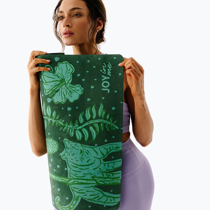 Yoga mat JOYINME Flow Coated jungle green 5