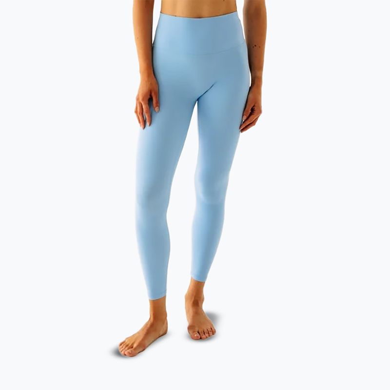 Women's yoga leggings JoyInMe Oneness Yoga 7/8 blue chia