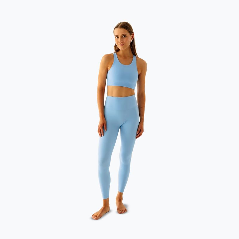 Women's yoga leggings JoyInMe Oneness Yoga 7/8 blue chia 2