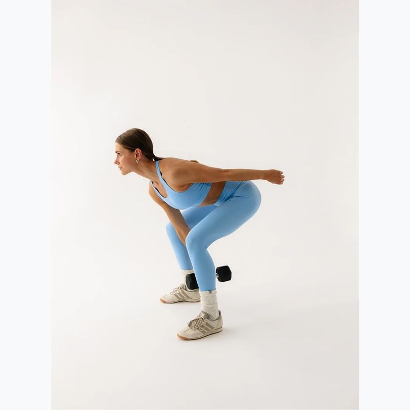Women's yoga leggings JoyInMe Oneness Yoga 7/8 blue chia 6