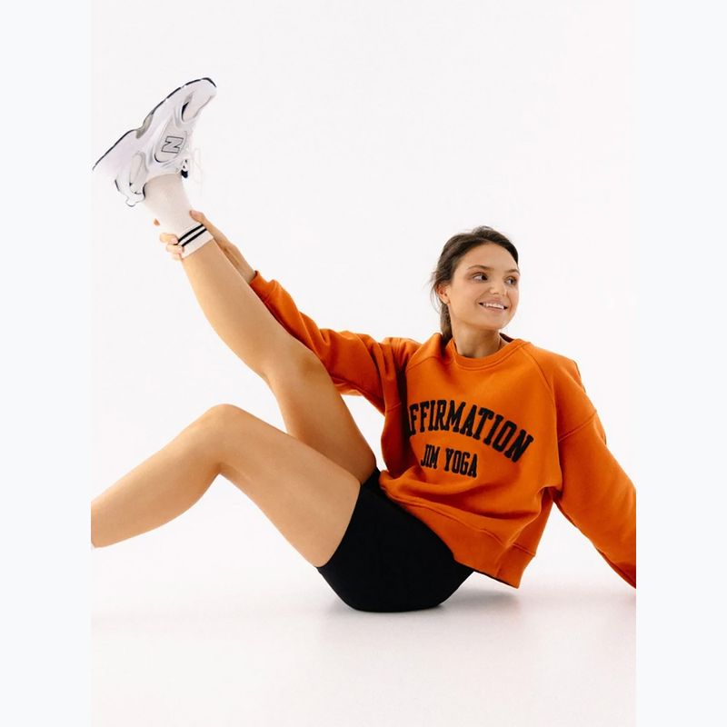 Women's fleece sweatshirt JoyInMe Classic Pullover pumpkin spice 5