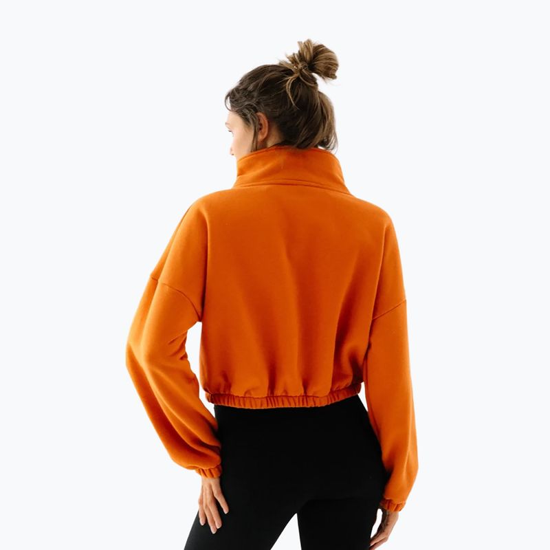 Women's fleece sweatshirt JoyInMe Zip Flow Sweatshirt pumpkin spice 3