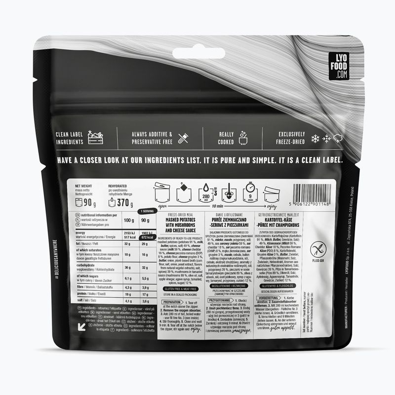 Freeze-dried food LYOFOOD Mash & Cheese 370 g 2