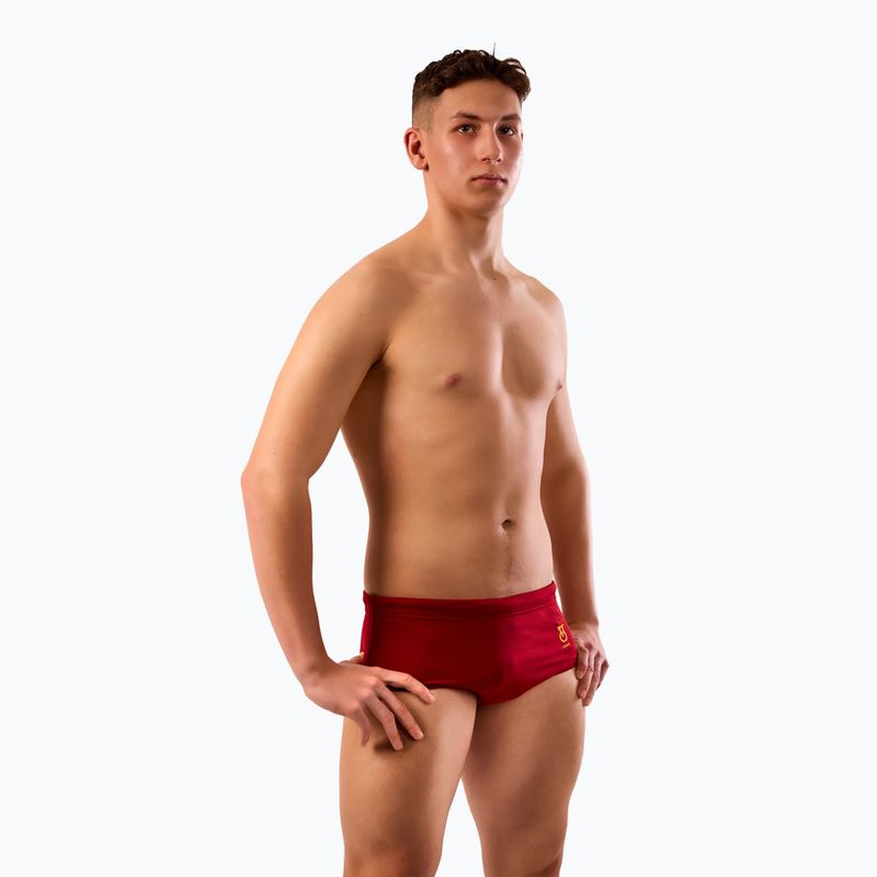 SWEEP Classic Ruby burgundy men's swimming boxers 7