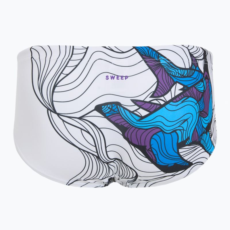 SWEEP Aqua Medusa men's swimming boxers white 2