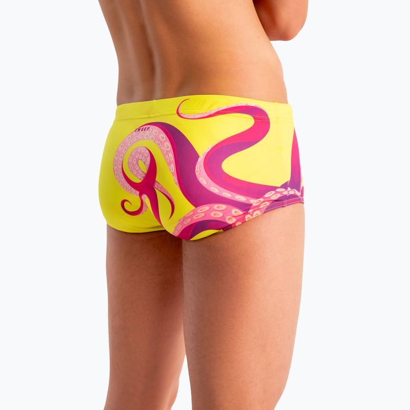 SWEEP Aqua Kraken men's swimming boxers pink/yellow 6