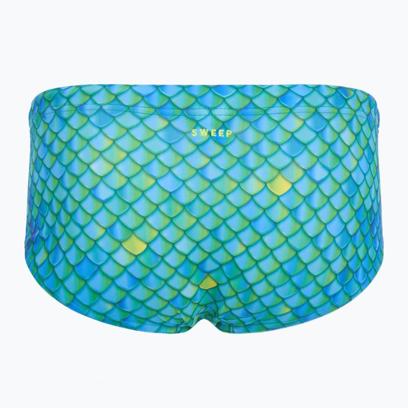 SWEEP Aqua Hippos men's swimming boxers blue/yellow/green 3