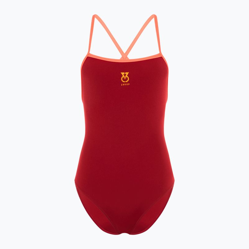 SWEEP Classic Ruby burgundy women's one-piece swimsuit