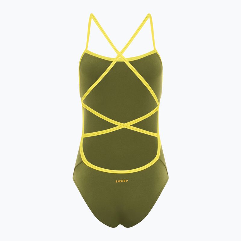 SWEEP Classic Emerald green women's one-piece swimsuit 2