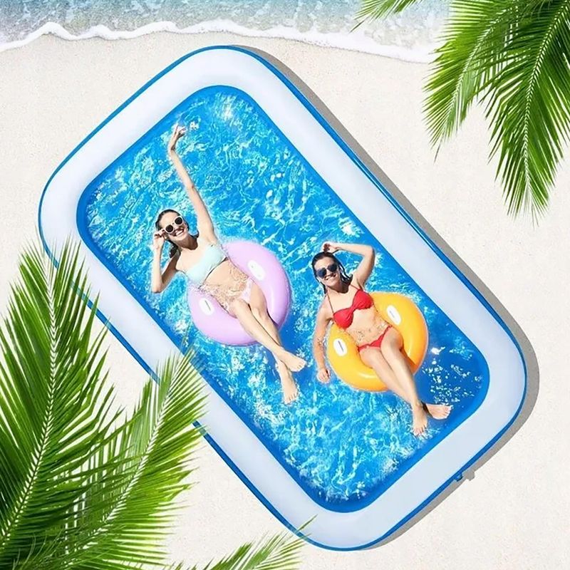Extralink inflatable swimming pool 200 x 150 x 50 cm 2