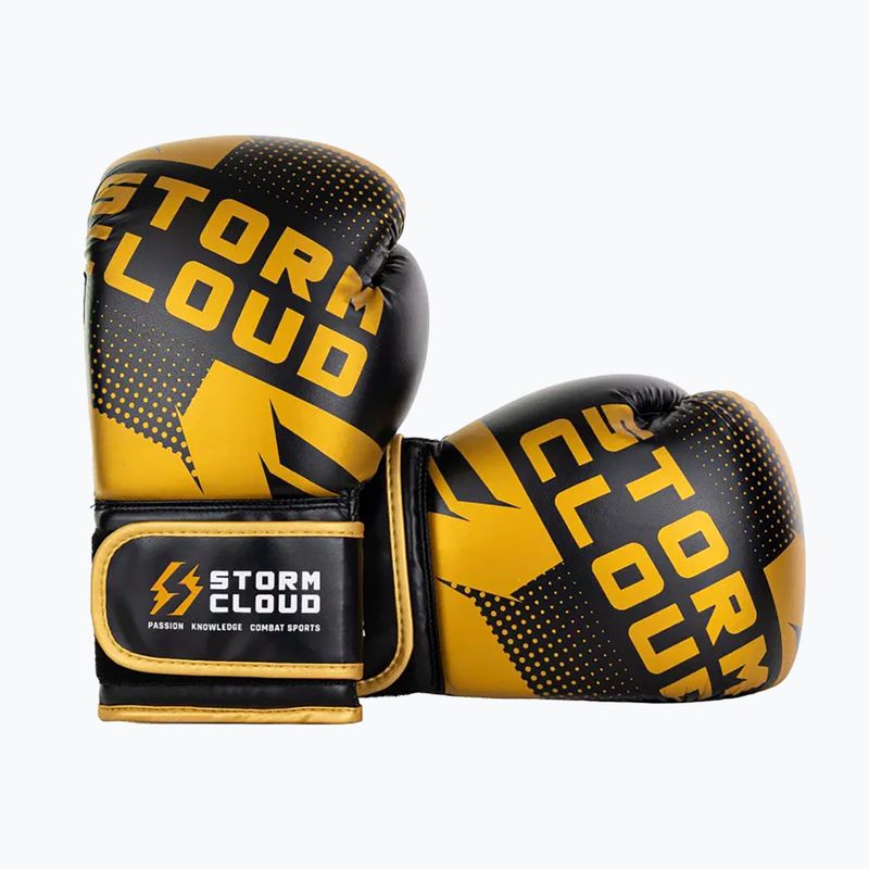 Boxing gloves StormCloud Bolt 3.0 black/gold 3