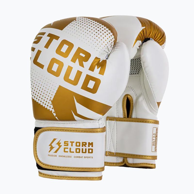 Boxing gloves StormCloud Bolt 3.0 white/gold 2