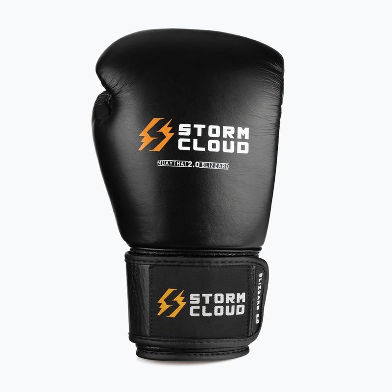 Boxing gloves StormCloud Muay Thai Blizzard 2.0 black/white 2