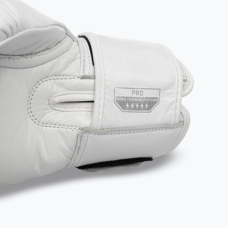 Boxing gloves StormCloud Muay Thai Blizzard 2.0 white/silver 8