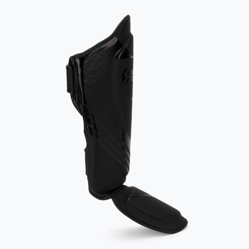 Shin guards StormCloud Lynx 2.0 black/black 2