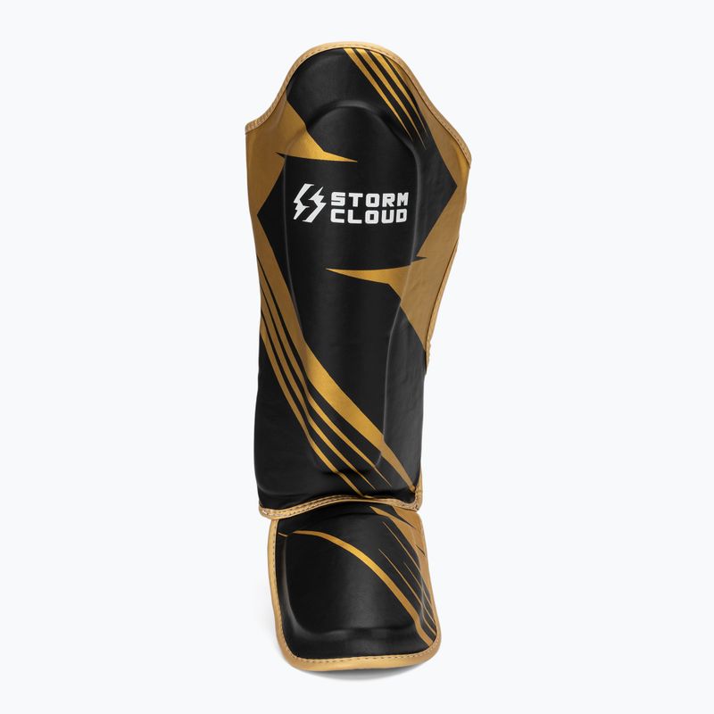 Shin guards StormCloud Lynx 2.0 black/gold 4