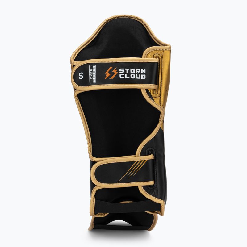Shin guards StormCloud Lynx 2.0 black/gold 5
