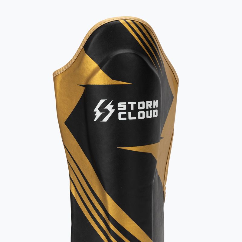 Shin guards StormCloud Lynx 2.0 black/gold 6