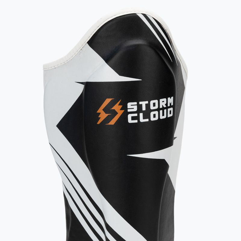 Shin guards StormCloud Lynx 2.0 black/white 6
