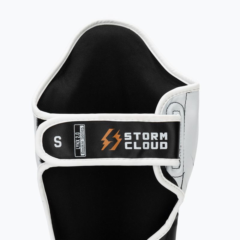 Shin guards StormCloud Lynx 2.0 black/white 7