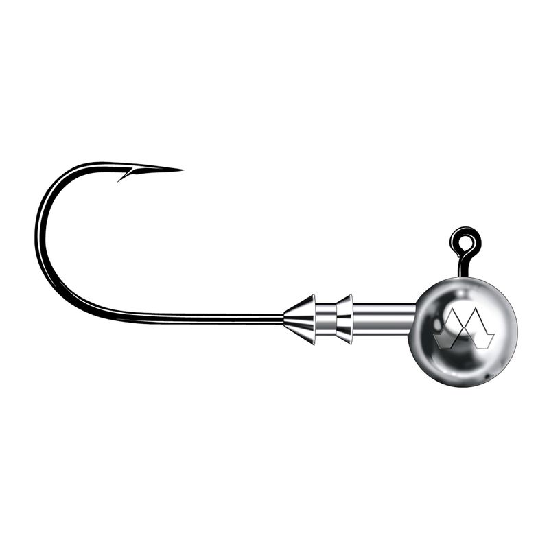 Mustad Classic jig head 3 pcs. 4/0 silver PDF-724-050-040