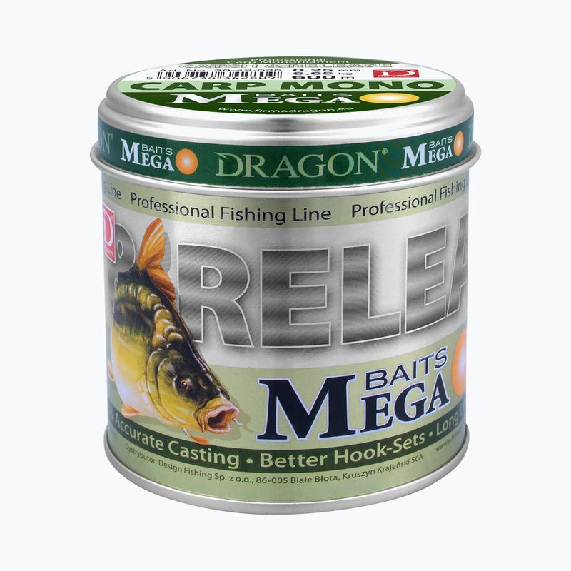 DRAGON MegaBaits Carp Mono coloured carp fishing line TDC-30-24 2