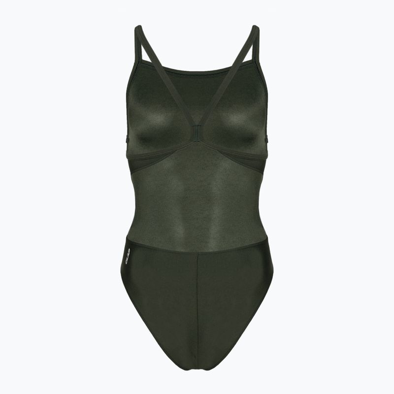 Women's swimsuit CLap one-piece dark green 2