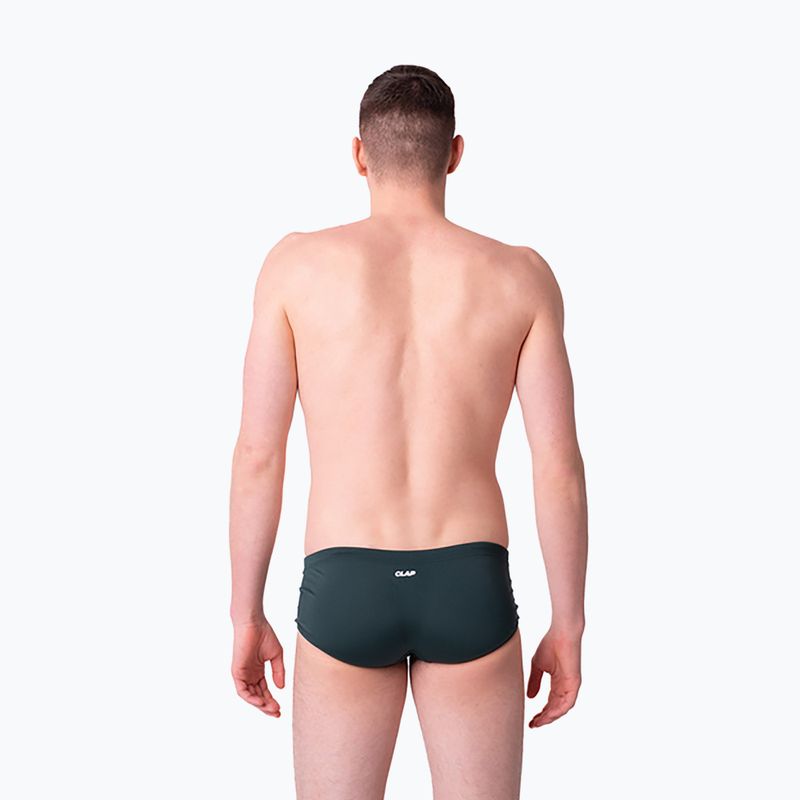 Men's swim boxers CLap Slipy forest green 2