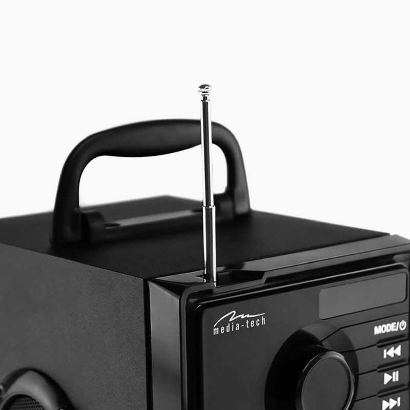 Media-Tech Boombox Silver mobile speaker black/silver 6